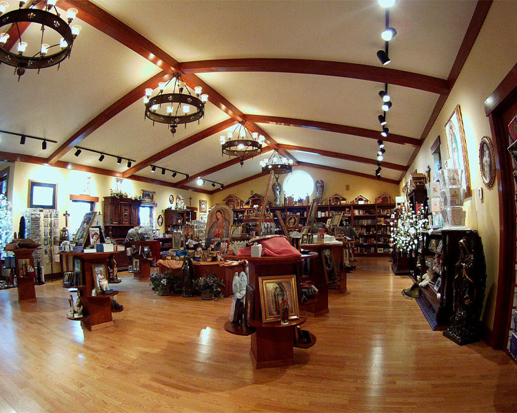 Flores Mariae Gift Shop at Our Lady of Guadalupe Shrine in La Crosse, Wisconsin.