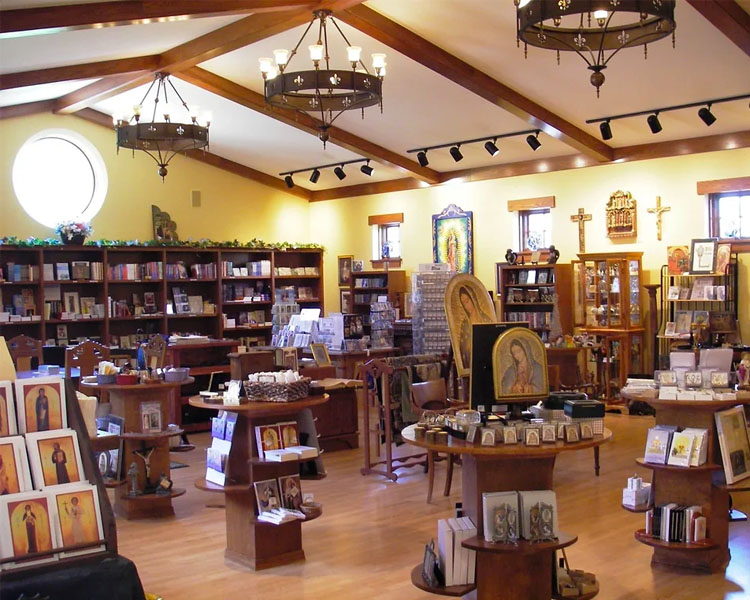 Flores Mariae Gift Shop at Our Lady of Guadalupe Shrine in La Crosse, Wisconsin.