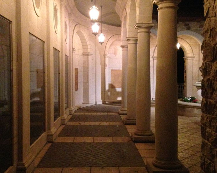 Interior of the Memorial to the Unborn at The Shrine of Our Lady of Guadalupe in La Crosse, Wisconsin.