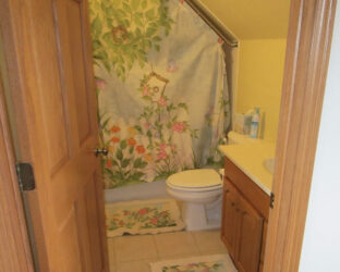 Bathroom at St. Joseph's Farm, Holy Angels Guest House in Westby, Wisconsin.