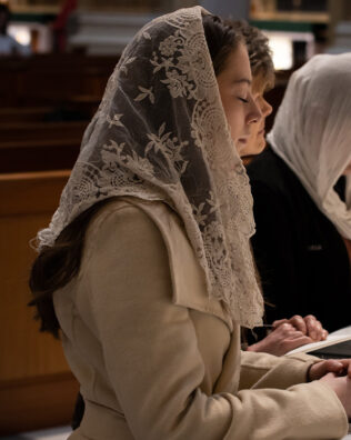 Conway at Altar rail Marian Consecration