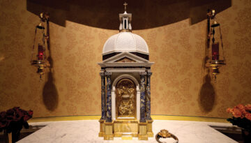 Tabernacle at the Guadalupe Shrine