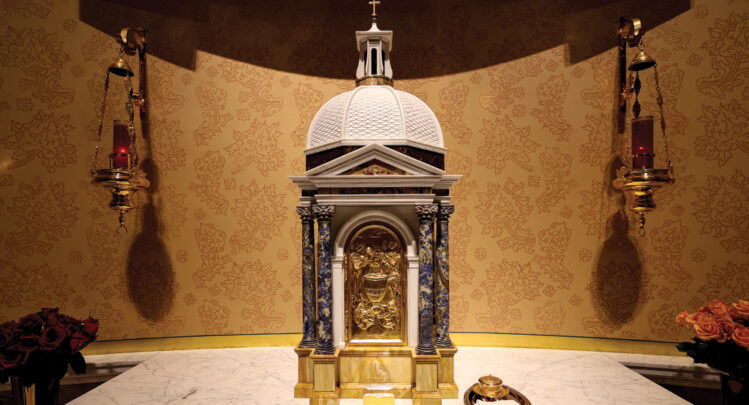 Tabernacle at the Guadalupe Shrine