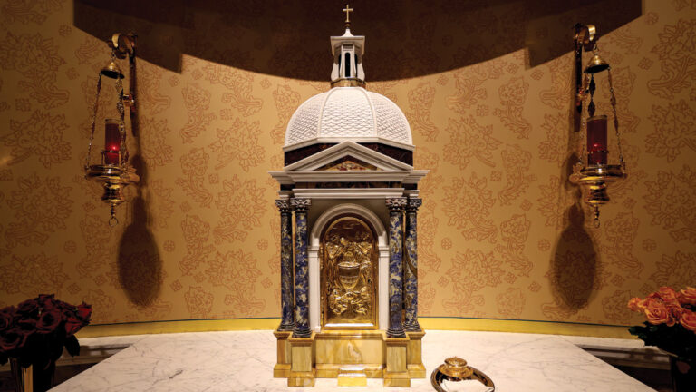 Tabernacle at the Guadalupe Shrine
