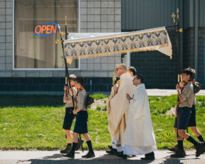 Image of Eucharistic Procession In La Crosse, Wisconsin