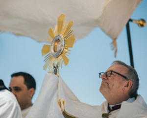 Image of Eucharistic Procession In La Crosse, Wisconsin