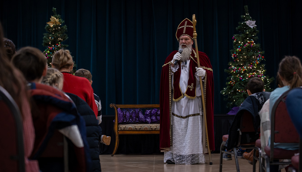 Saint Nicholas of Myra event during Advent