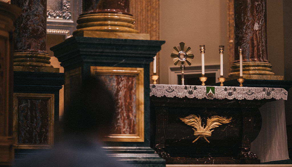 Adoration at the Shrine of Our Lady of Guadalupe