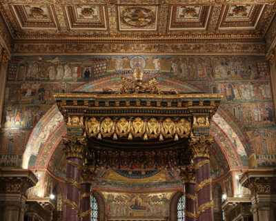 Baldacchino at St. Mary Major in Rome