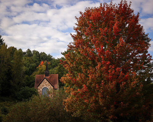 Fall Colors in Wisconsin - Guadalupe Shrine Chapel