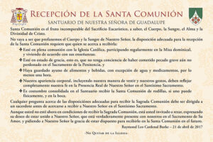 Recepción de La Santa Comunión - Communion Customs in Spanish