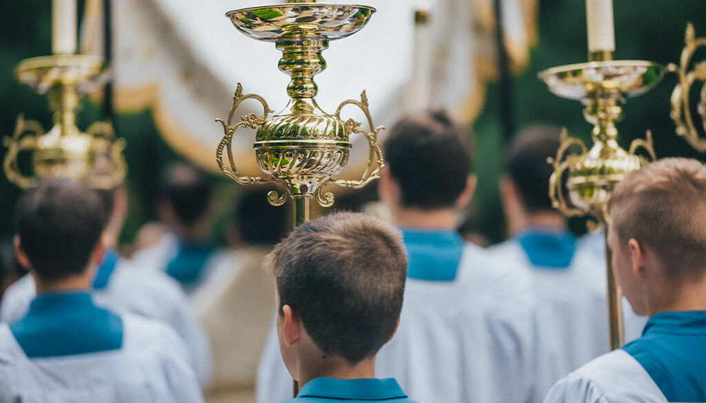 Altar Servers at the Guadalupe Shrine