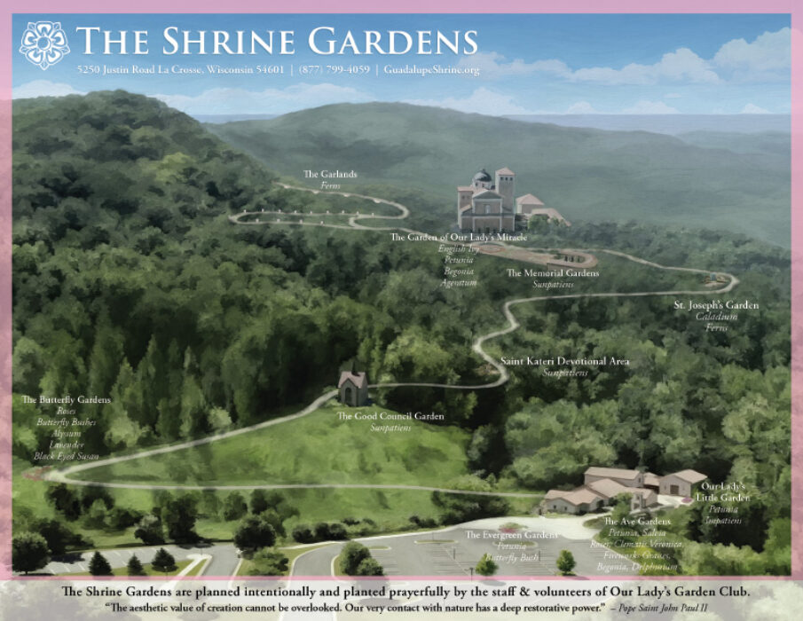 Shrine Gardens Map