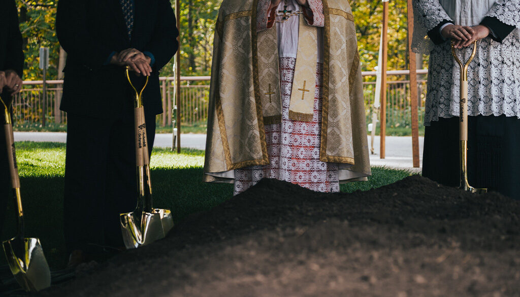 Ground Breaking Ceremony for the Guadalupe Shrine Pilgrim House