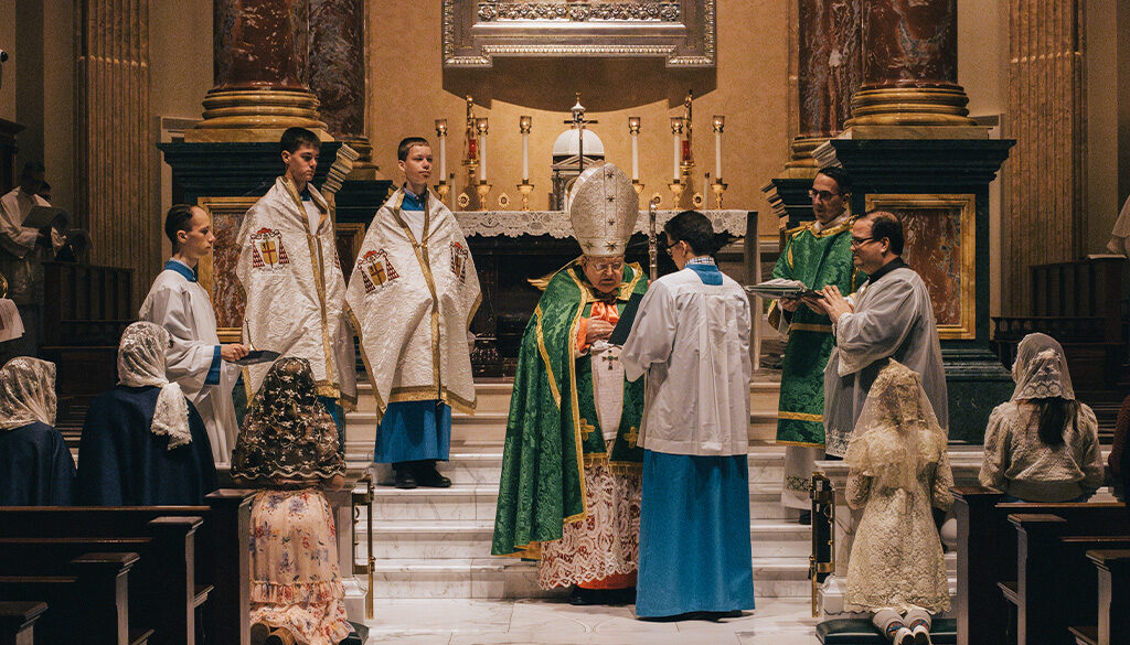 Our Lady's Handmaidens 2024 induction ceremony