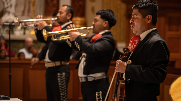 Solemnity of OLG Mariachi before Our Lady of Guadalupe