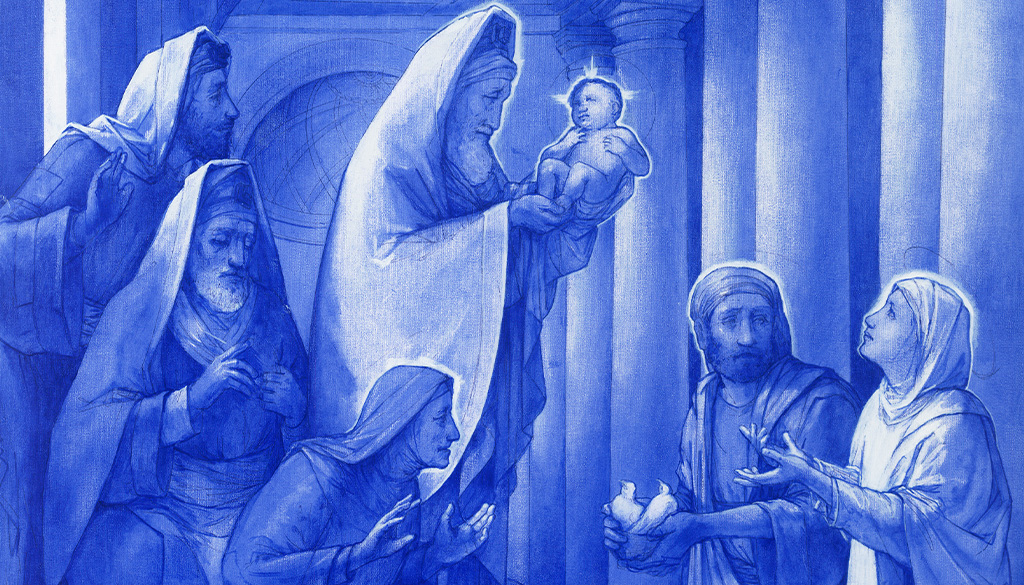 Rosary Walk Image- Joyful Mystery, The Presentation of the Lord