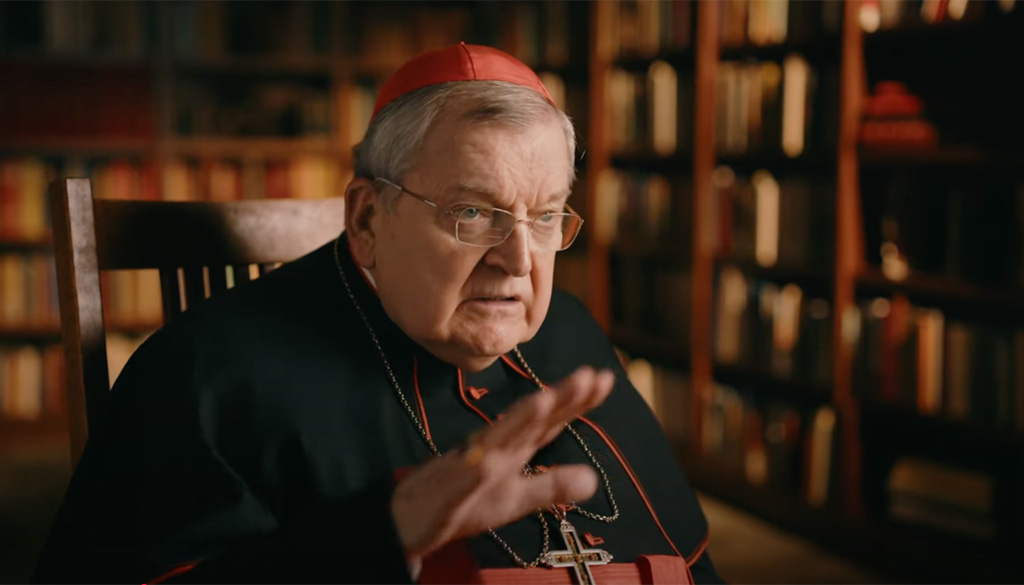 Cardinal Burke discusses keeping Satan out during a video at the Shrine of Our Lady of Guadalupe in La Crosse, Wisconsin, on August 22, 2024.