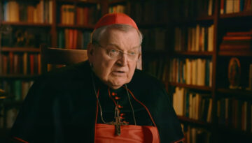Cardinal Burke in a video inviting the faithful to a Pontifical Requiem Mass on All Souls' Day, praying for souls in purgatory at the Shrine of Our Lady of Guadalupe.
