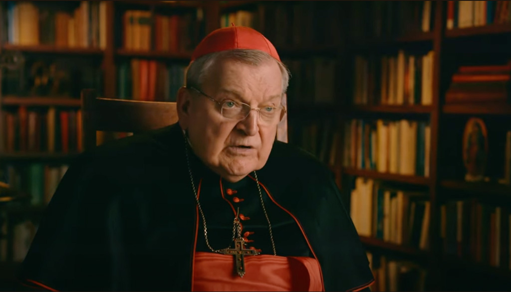 Cardinal Burke in a video inviting the faithful to a Pontifical Requiem Mass on All Souls' Day, praying for souls in purgatory at the Shrine of Our Lady of Guadalupe.