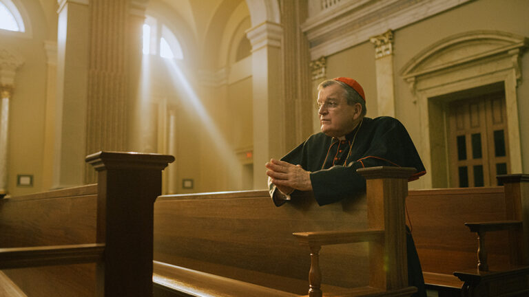 Cardinal Burke Praying