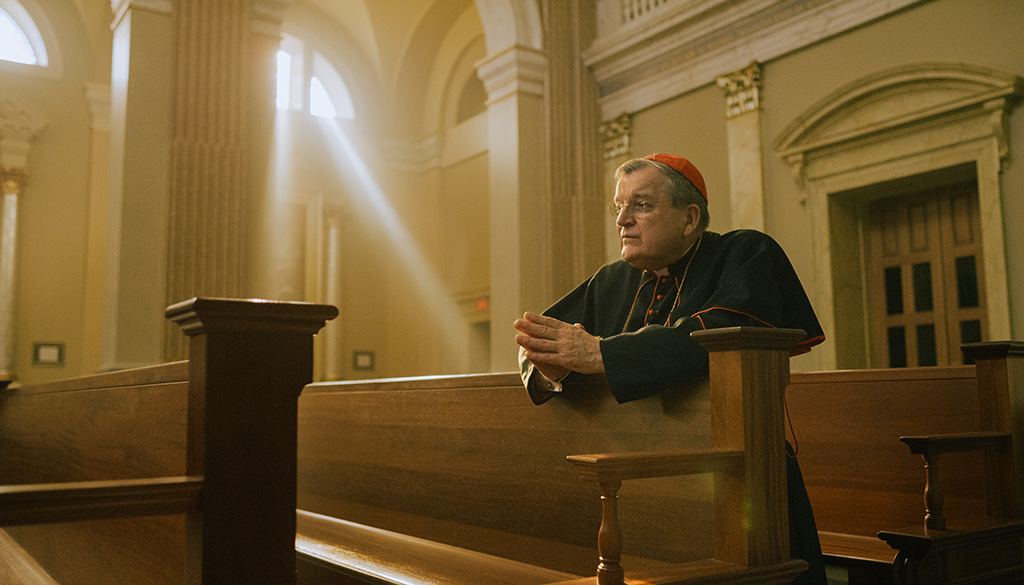 Cardinal Burke Praying