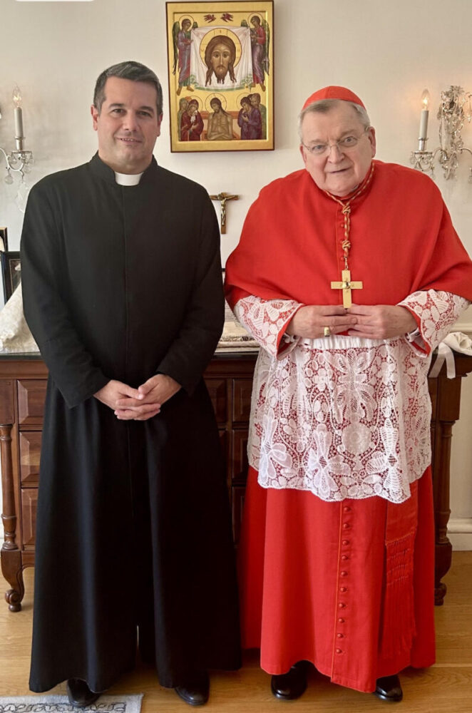 Cardinal Burke and Padre Ravasi