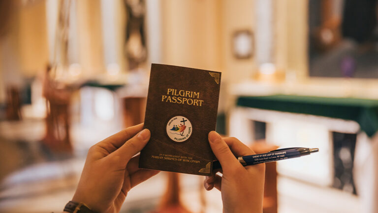 Pilgrim Passport from the Shrine of Our Lady of Guadalupe