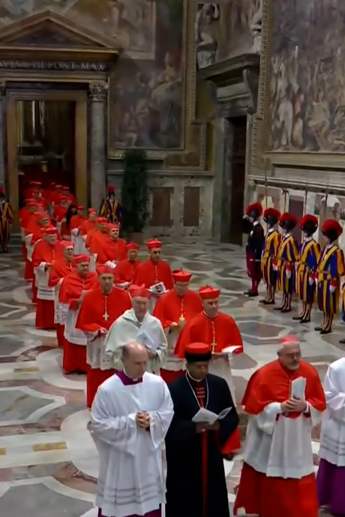1 Conclave Procession 1 Conclave Procession