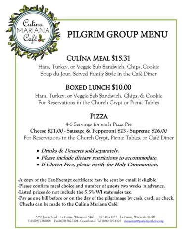 PilgrimGroup Menu updated 260515