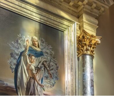 Cardinal-Burke-with-Maria-Goretti-side-altar-min-1-scaled